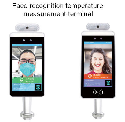 Gesichtsanerkennungs-und Temperatur-Scanner Android OSs AI 8 Zoll