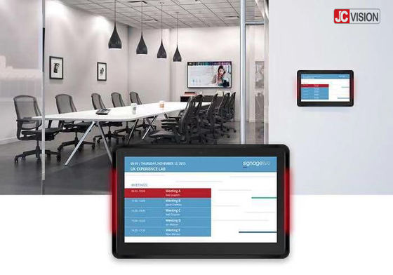 JCVISIONS-Konferenzzimmer-Bildschirme 10.1Inch NFC-Konferenzzimmer-digitale Beschilderung