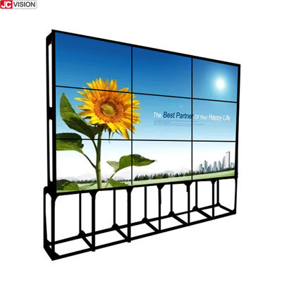 JCVISION 55 Zoll-kommerzielle vertikale Videowand Digital, die LCD-Bildschirme annonciert