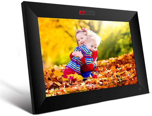 IPS-Touch Screen HD Digital Bilderrahmen, Foto-Rahmen-Unterstützungs-APP 10.1Inch 16GB LCD