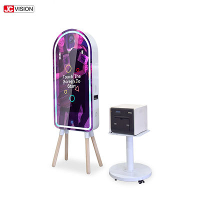 Intelligenter Spiegel-intelligenter Spiegel-Passfotoautomat-Kiosk des Bildschirm- DIY für Hochzeit
