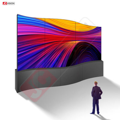 Schirm-Installations-große Werbungs-Videodarstellungs-Wand-im Freien superdünnes Jcvision LOFIT flexible örtlich festgelegte P4 LED