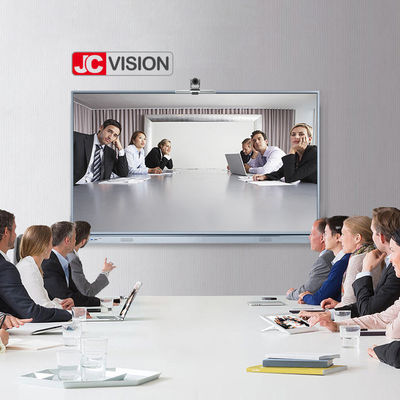 Wechselwirkender Flachbildschirm JCVISION 75 Zoll-JCHUB mit 20 Punkten schwarze/silberne Farbe-IR berühren sich für Ausbildung/die Konferenz-Anwendung