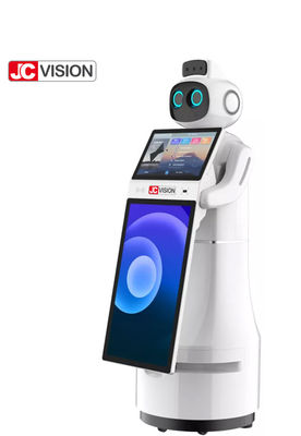 JCVISIONS-Wärmebildgebungs-Aufnahme-Roboter-Besucher-Management-Humanoid Service