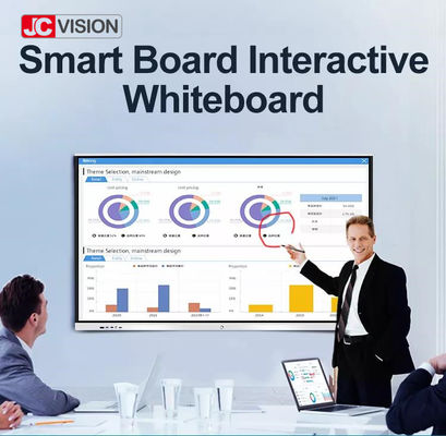 65 intelligentes wechselwirkendes Whiteboard Flachbildschirm-duales System des Zoll-4k für Ausbildung