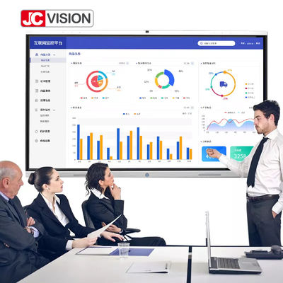 JCVISION School 110 Zoll Smart Interactive Whiteboard Touchscreen LCD Display Eingebauter PC