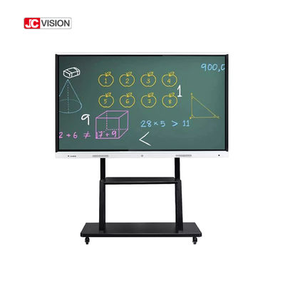 JCVISIONS-LCD-Bildschirm-Fingerspitzentablett pädagogisches unterrichtendes Android 11,0 intelligentes Whiteboard