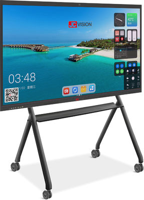 JCVISION 75 Zoll Android 13.0 Interaktives Flachbild 15W*2 Stereo LED Hintergrundlicht