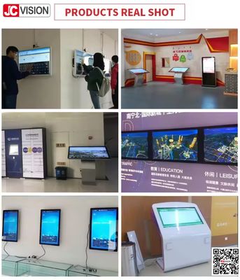 JCvision Indoor Digital Signage Displays 8GB/16GB Festplattenkapazität und Sprachbefehlsunterstützung