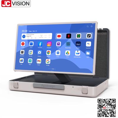 JCVISION 27" Aktenkoffer Monitor Touch Screen Android 12 System Smart-Bildschirm Koffer