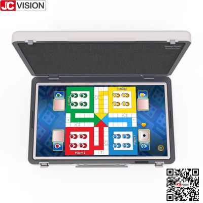 JCVISION 27" Aktenkoffer Monitor Touch Screen Android 12 System Smart-Bildschirm Koffer