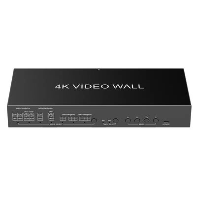 JCVISION 4K Video JCVISION Wand HDMI2.0 Matrix 2 in 4 Ausgang mit 2X2 Video Wand-Ausgang selbstadaptierende L / R Audio-Ausgang