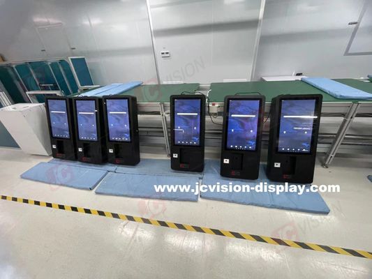 JCVISION Self-Service-Bestellkiosk 24 Zoll für Wandmontierte/Bodenstehende Installation