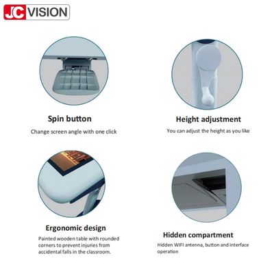 JCVISION Android 32" LCD-Display 20 Punkte Touchscreen Bildungs-Touch-Tisch mit Höhenverstellbarkeit