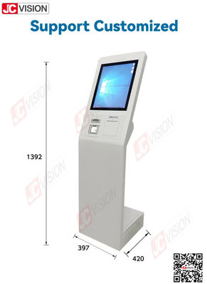 JCVISION Bank Krankenhaus Lobby Warteschlange Management-System Ticket-Maschine Touch-Bildschirm Warteschlange Nummer Maschine Warteschlange System