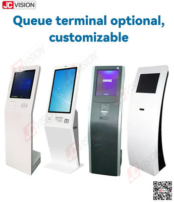 JCVISION Bank Krankenhaus Lobby Warteschlange Management-System Ticket-Maschine Touch-Bildschirm Warteschlange Nummer Maschine Warteschlange System