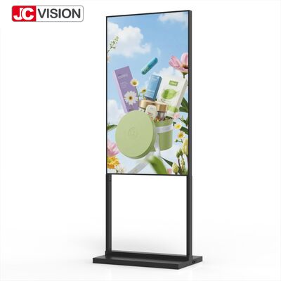 43" High Brightness Floor Stand Lightbox – 2000 cd/m², FHD, Android Digital Signage for Retail