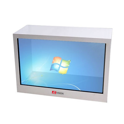 21,5 Zoll transparenter LCD-Touch Screen, transparenten Anzeigen-Schaukasten annoncierend