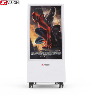 Batteriebetriebene Anzeige JCVISION, bewegliche digitale Beschilderung des Restaurant-32Inch