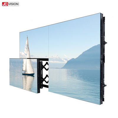Super dünner Videomonitor der wand-2x2, an der Wand befestigte Einkaufszentrum-digitale Beschilderung 4K LCD