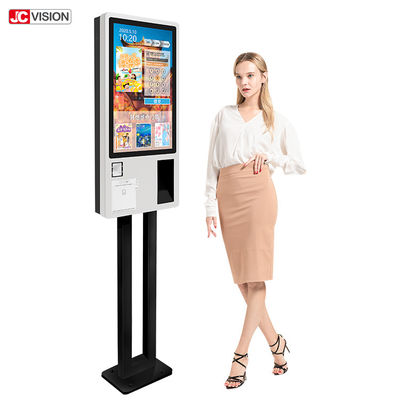 JCVISION Self-Service-Bestellkiosk 24 Zoll für Wandmontierte/Bodenstehende Installation