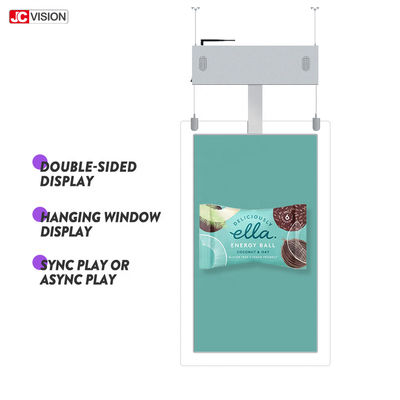 Super Slim breiten stehenden Kiosk-Doppelschirm ANZEIGE Spieler der digitalen Beschilderung aus