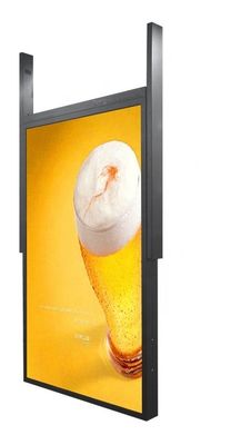 Fenster-Anzeige der hohe Helligkeits-Doppelt-Seiten-49inch LCD für Werbung