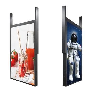 Fenster-Anzeige der hohe Helligkeits-Doppelt-Seiten-49inch LCD für Werbung