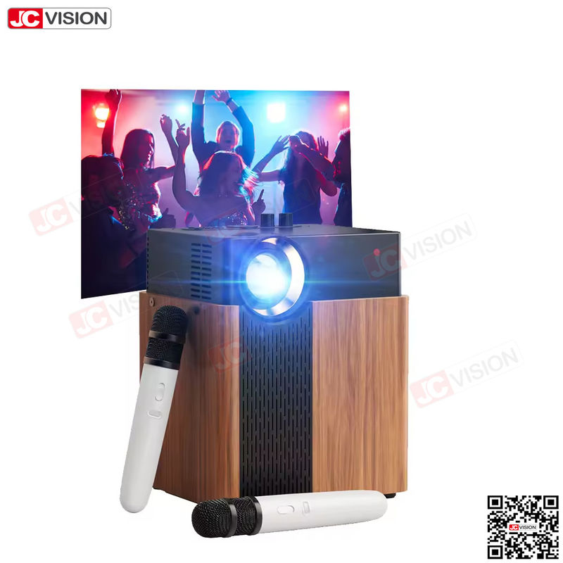 Jcvision Smart DLP Projektor Außenhaus Party Karaoke Raum LED 1080P Projektor