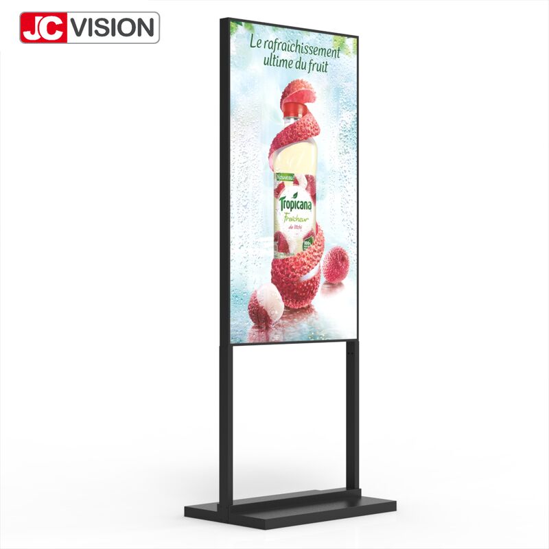 65" 4K UHD High Brightness Wall Light Box – 2000 nits, E-LED, Android 11 for Outdoor Retail & Public Spaces