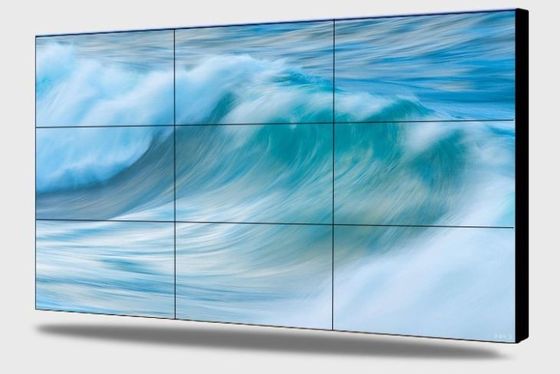46 Zoll RS232 500nits Einfassung des Fahrwerkvideowand-Schirm-3.5mm, die Videowand annonciert