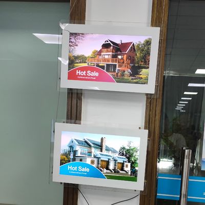 Des Simplex-A3 Acrylaluminium LCD-Bildschirm Jcvisions-Leuchtkasten-7in
