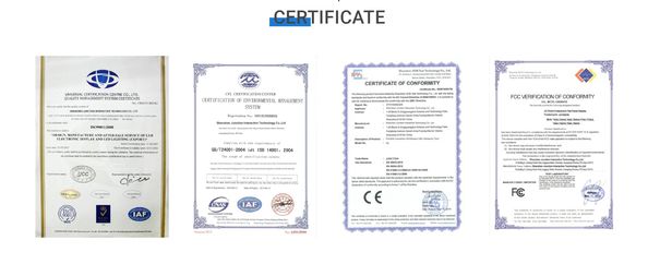 China Shenzhen Junction Interactive Technology Co., Ltd. zertifizierungen